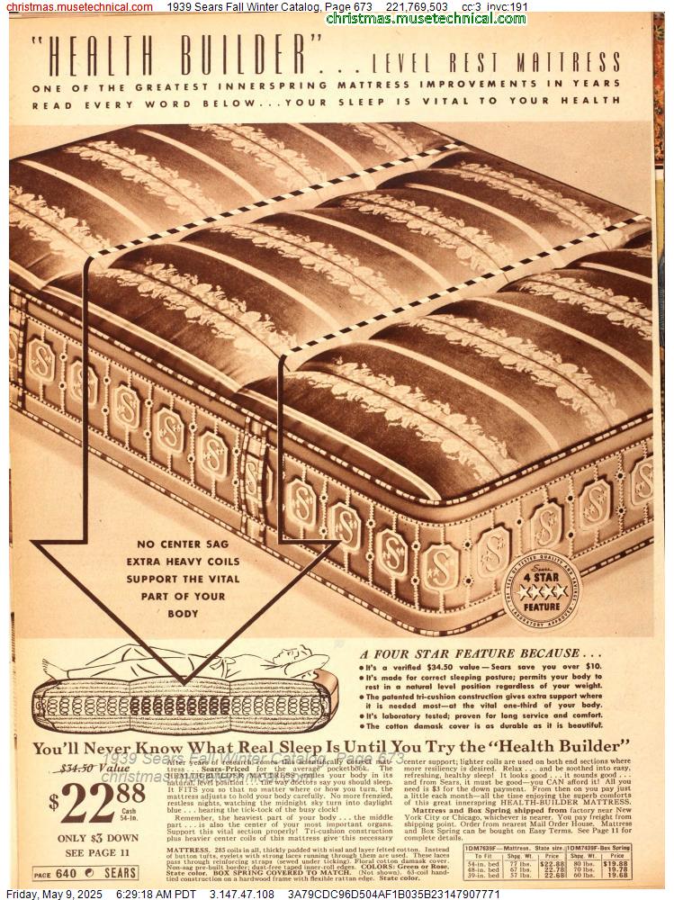 1939 Sears Fall Winter Catalog, Page 673