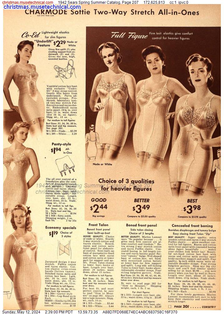 1942 Sears Spring Summer Catalog, Page 207
