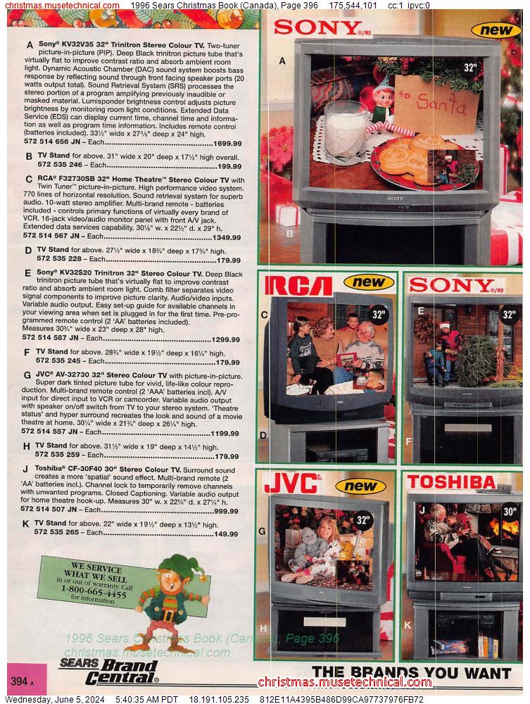 1996 Sears Christmas Book (Canada), Page 396