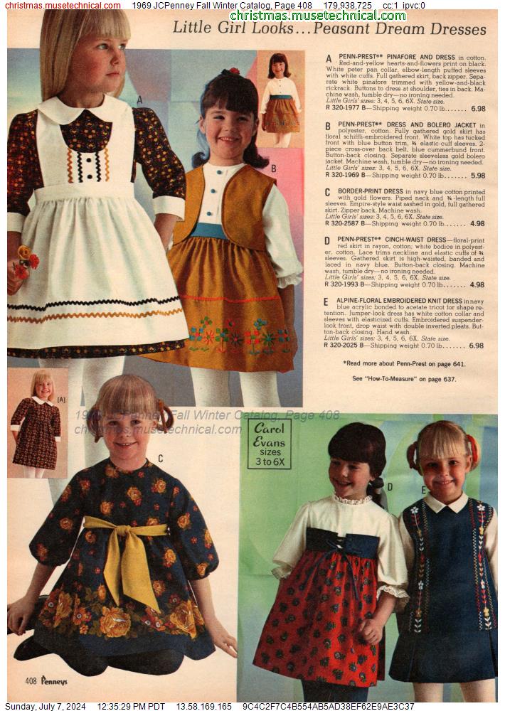 1969 JCPenney Fall Winter Catalog, Page 408