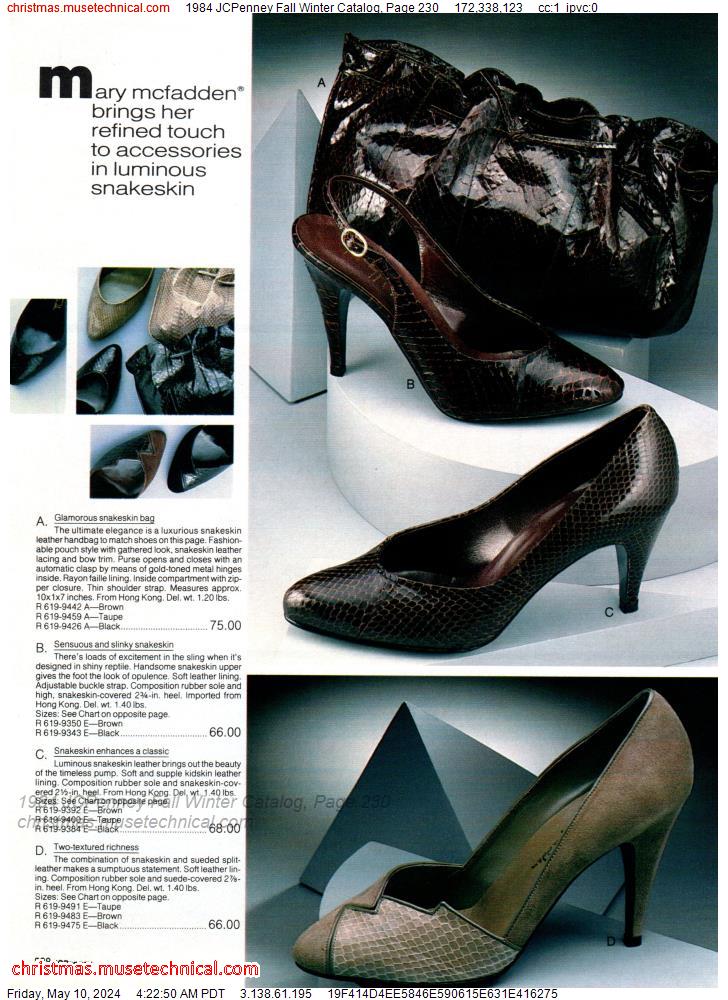 1984 JCPenney Fall Winter Catalog, Page 230