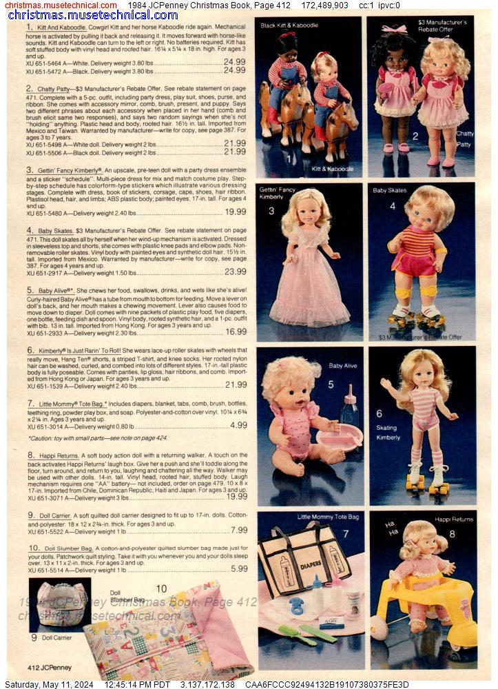 1984 JCPenney Christmas Book, Page 412