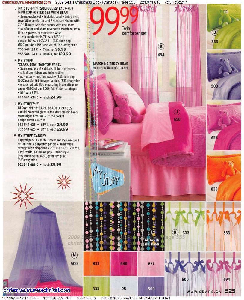 2009 Sears Christmas Book (Canada), Page 555