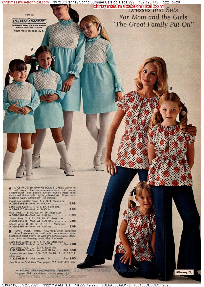 1972 JCPenney Spring Summer Catalog, Page 393