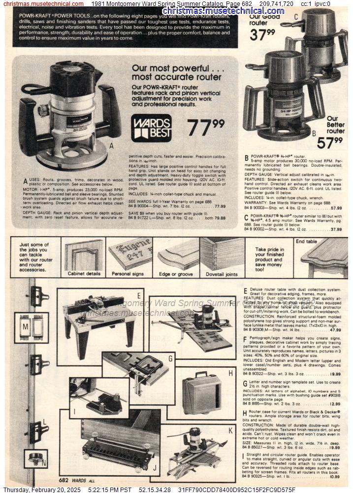 1981 Montgomery Ward Spring Summer Catalog, Page 682