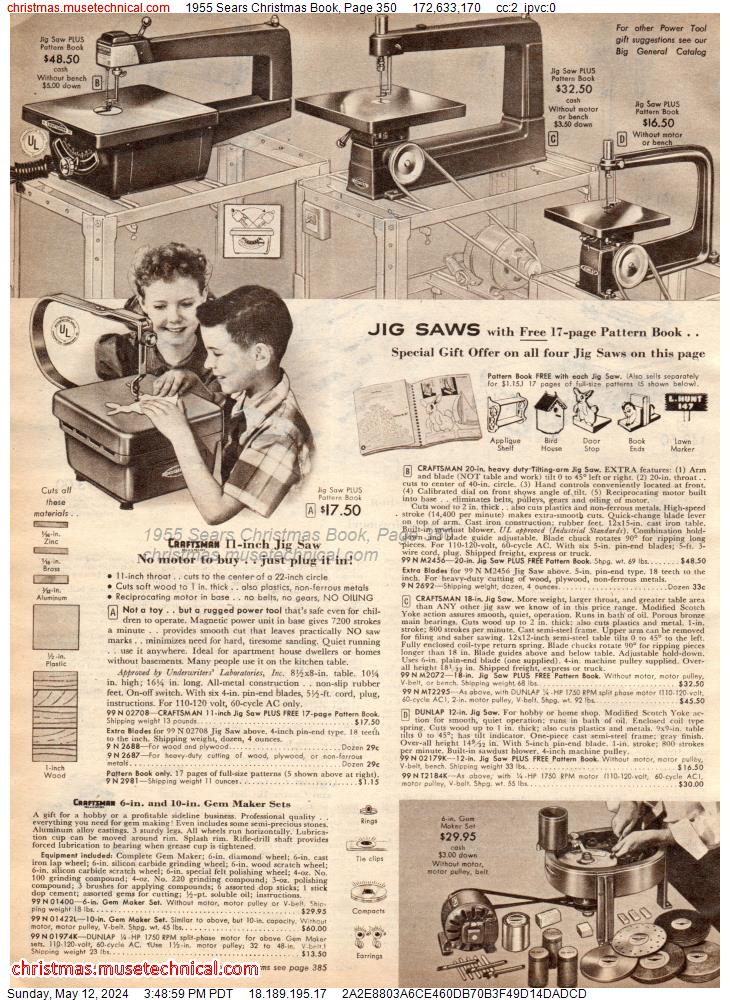 1955 Sears Christmas Book, Page 350