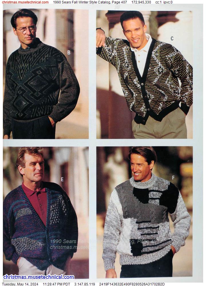 1990 Sears Fall Winter Style Catalog, Page 407