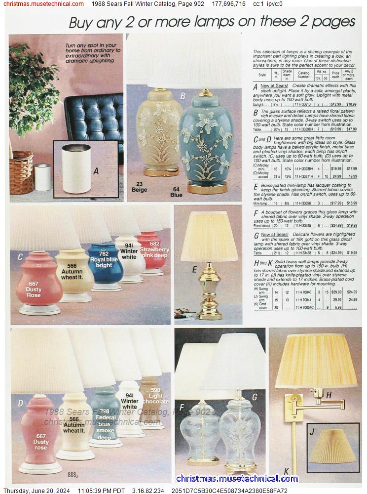 1988 Sears Fall Winter Catalog, Page 902