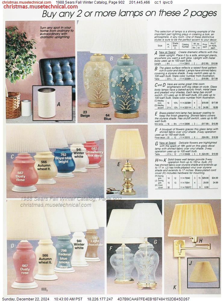 1988 Sears Fall Winter Catalog, Page 902