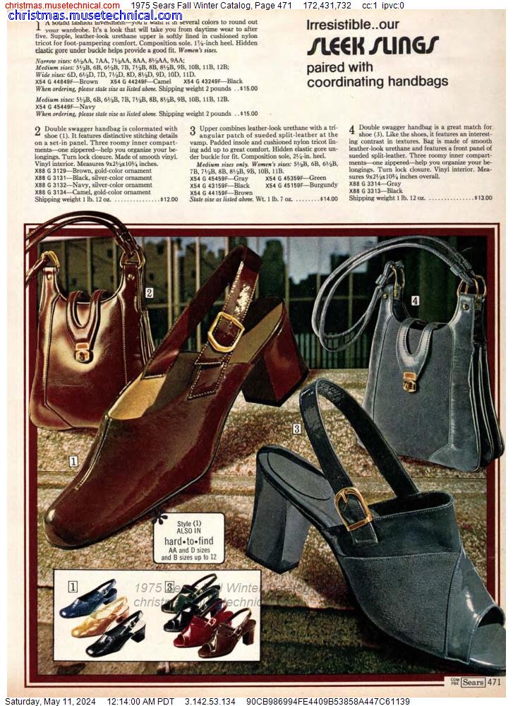 1975 Sears Fall Winter Catalog, Page 471