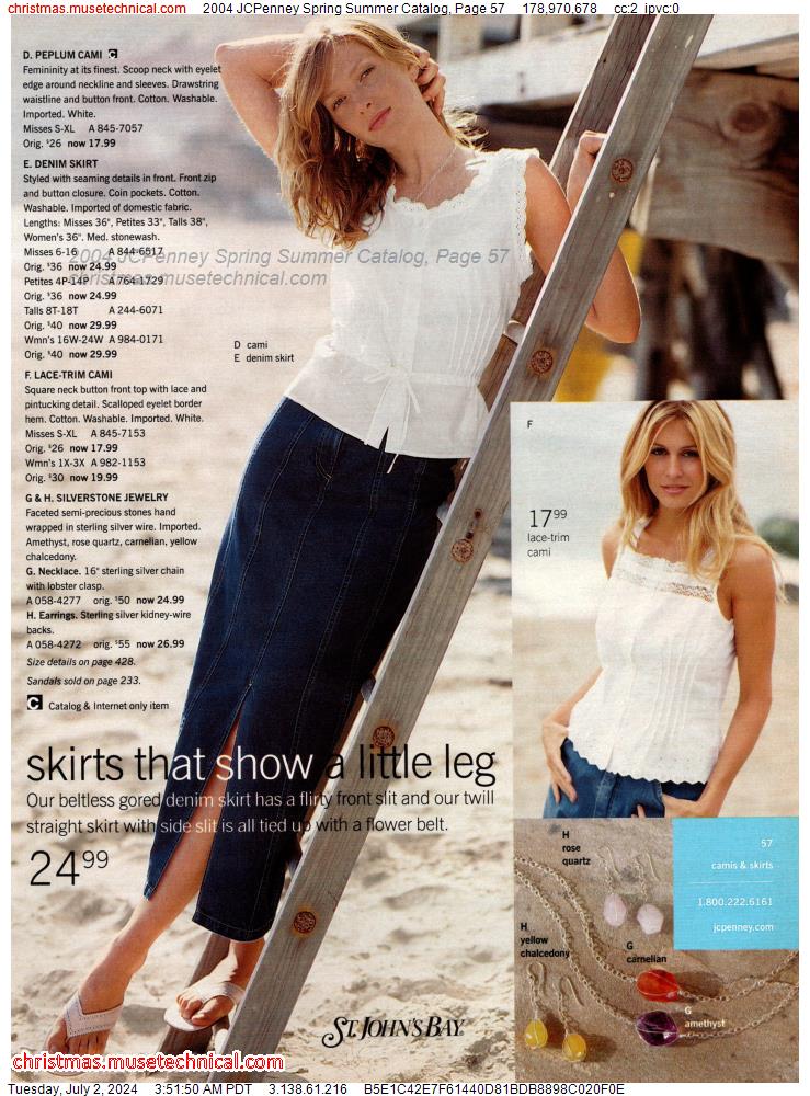 2004 JCPenney Spring Summer Catalog, Page 57