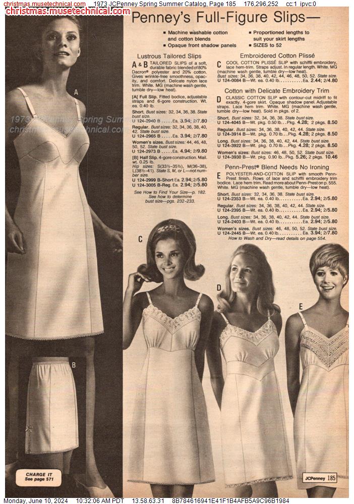 1973 JCPenney Spring Summer Catalog, Page 185