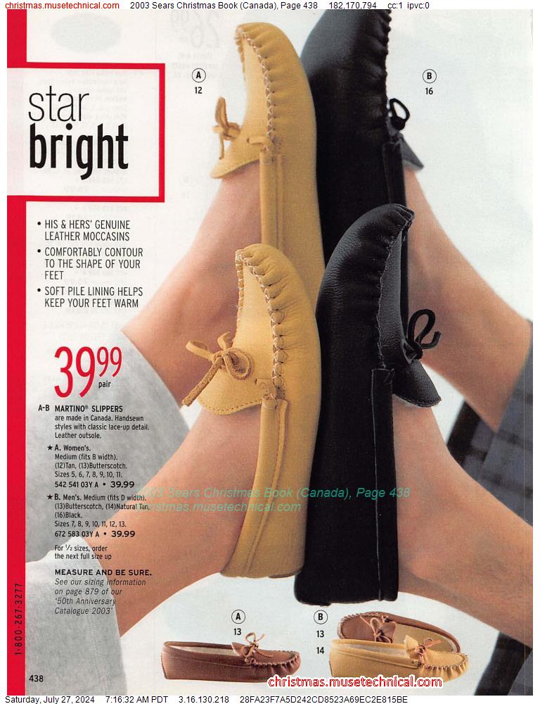 2003 Sears Christmas Book (Canada), Page 438