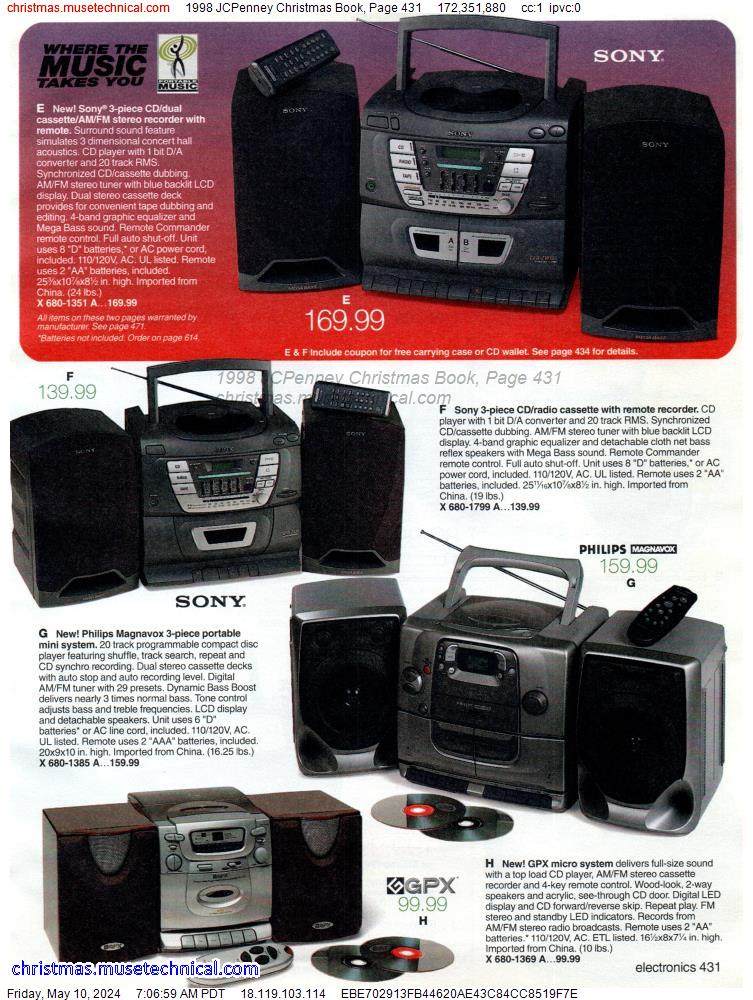 1998 JCPenney Christmas Book, Page 431