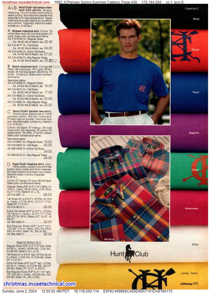 1992 JCPenney Spring Summer Catalog, Page 439