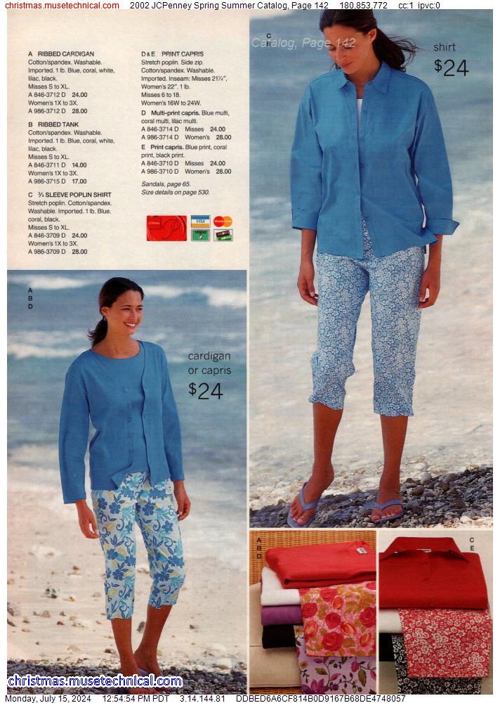 2002 JCPenney Spring Summer Catalog, Page 142