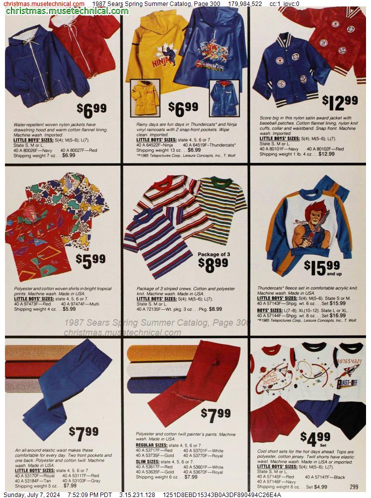 1987 Sears Spring Summer Catalog, Page 300