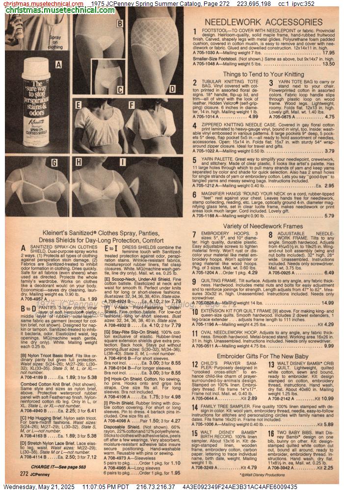 1975 JCPenney Spring Summer Catalog, Page 272