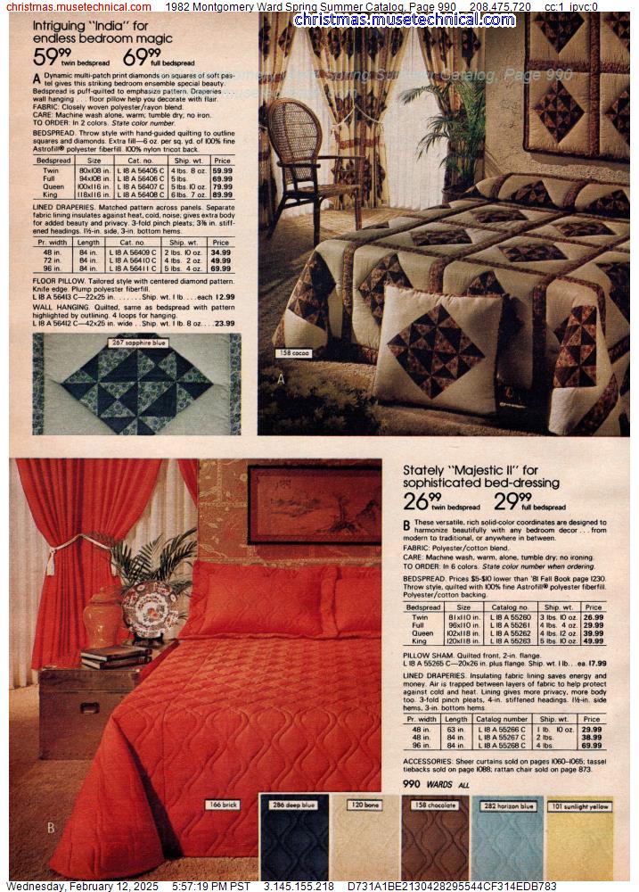 1982 Montgomery Ward Spring Summer Catalog, Page 990