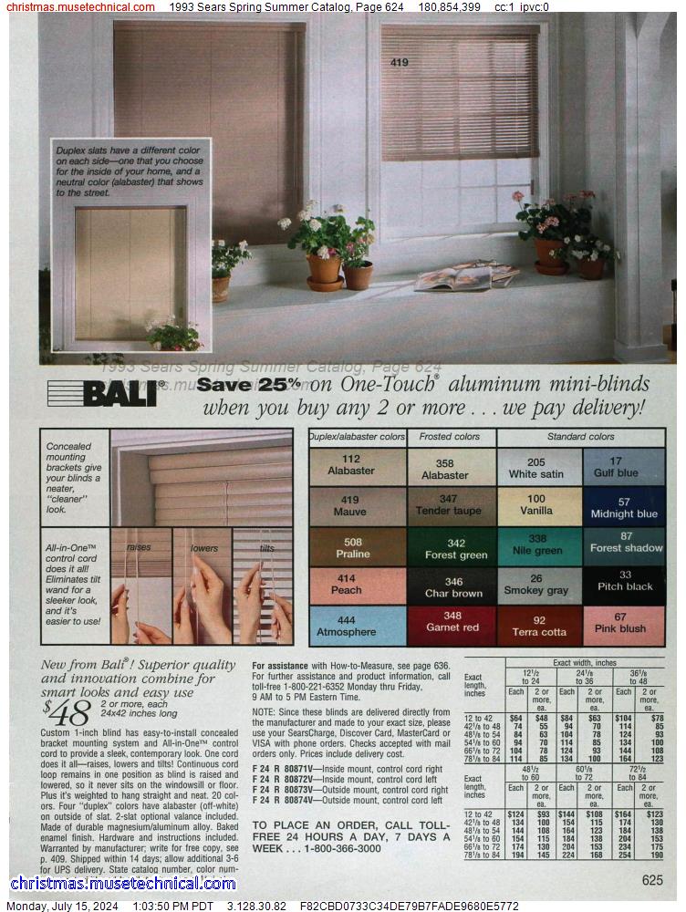 1993 Sears Spring Summer Catalog, Page 624