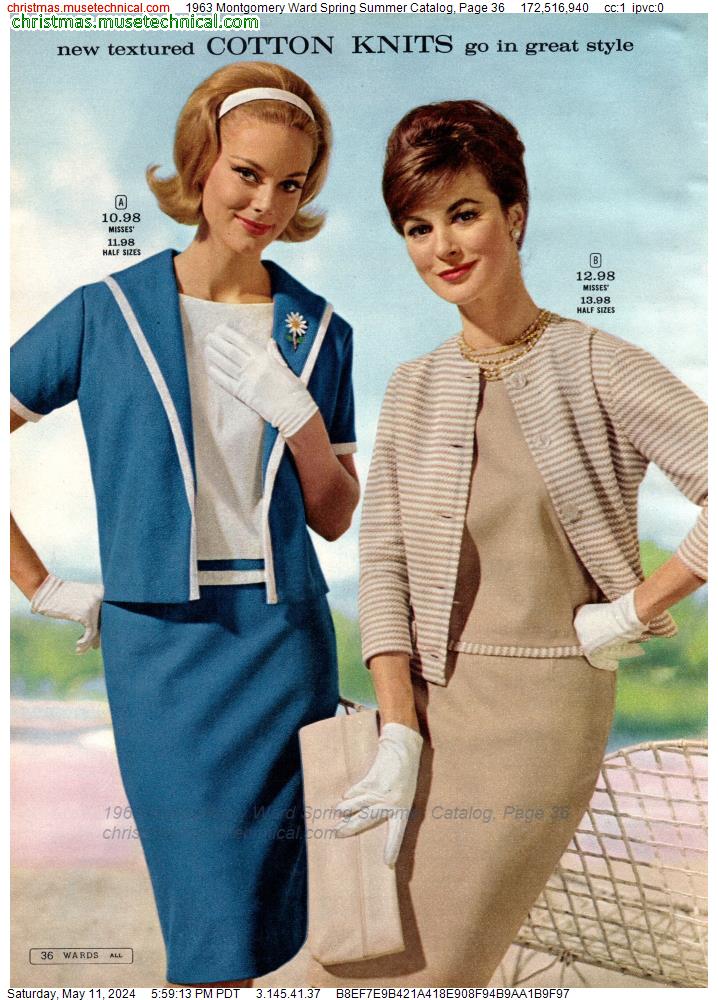 1963 Montgomery Ward Spring Summer Catalog, Page 36