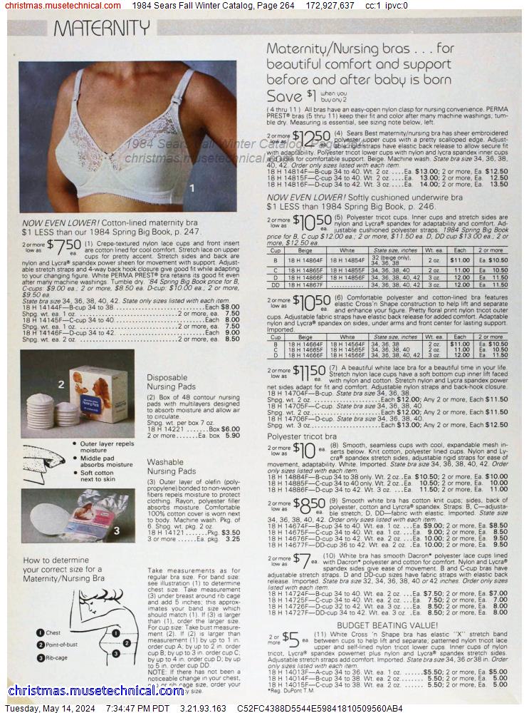 1984 Sears Fall Winter Catalog, Page 264