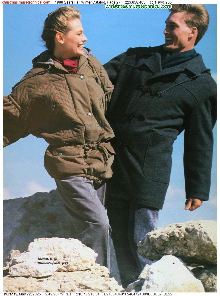1988 Sears Fall Winter Catalog, Page 27