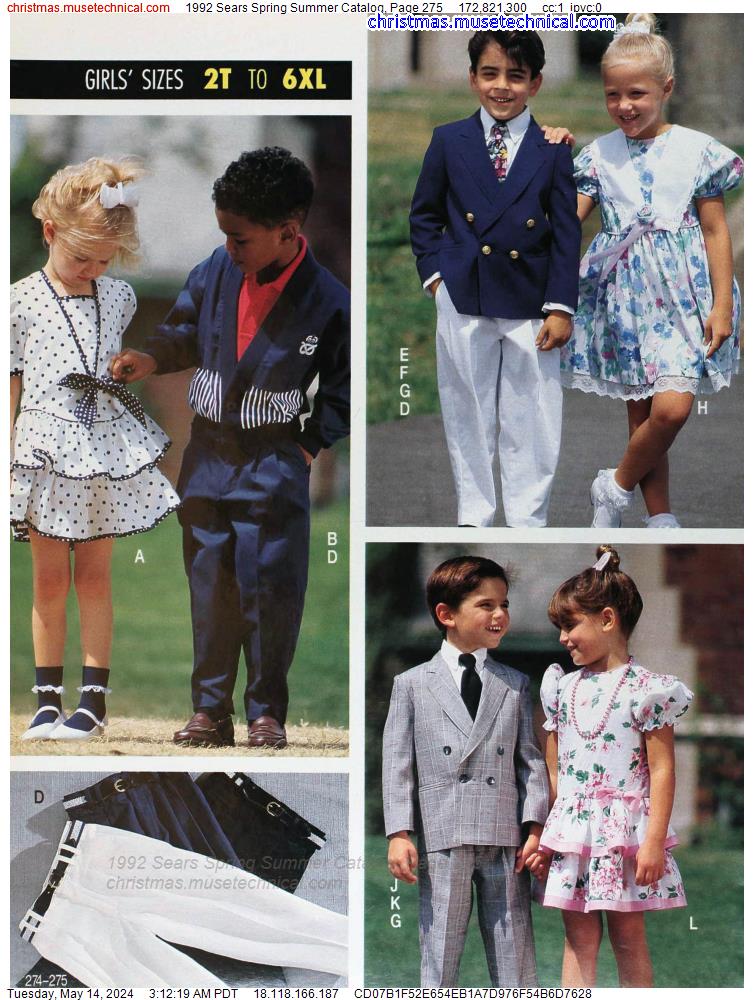 1992 Sears Spring Summer Catalog, Page 275