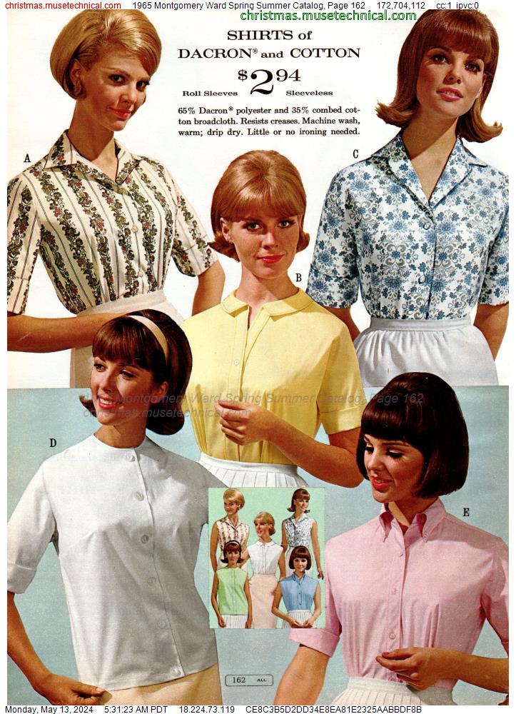 1965 Montgomery Ward Spring Summer Catalog, Page 162
