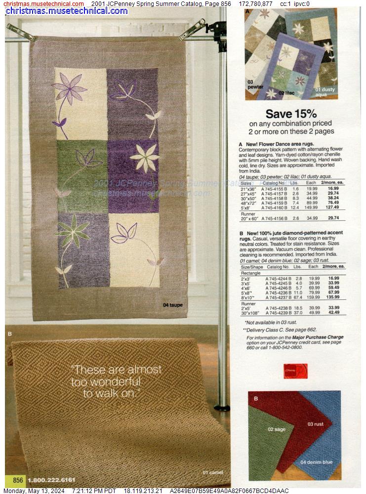 2001 JCPenney Spring Summer Catalog, Page 856