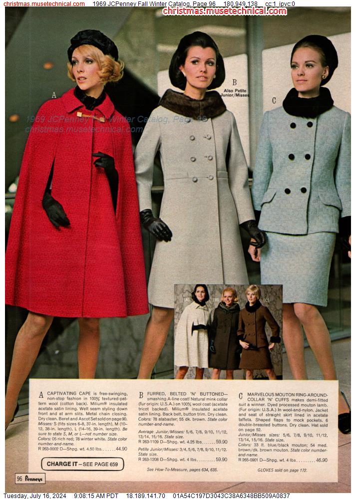 1969 JCPenney Fall Winter Catalog, Page 96