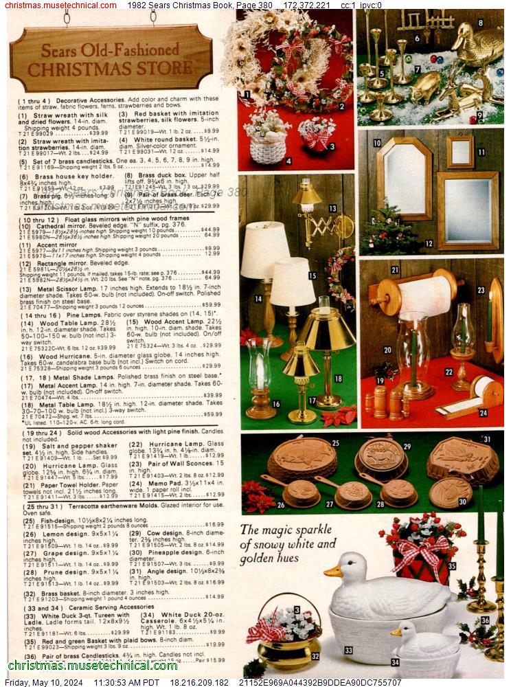 1982 Sears Christmas Book, Page 380