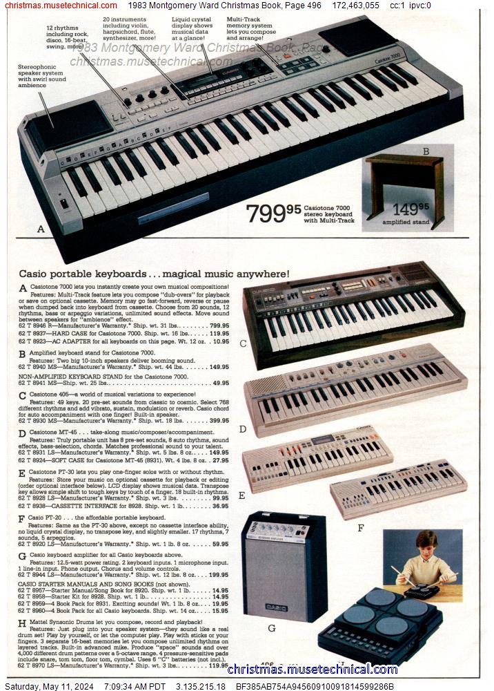 1983 Montgomery Ward Christmas Book, Page 496