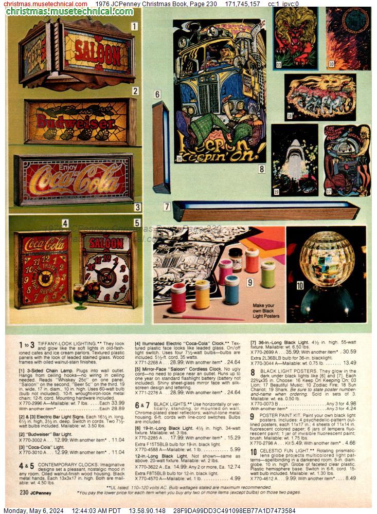 1976 JCPenney Christmas Book, Page 230