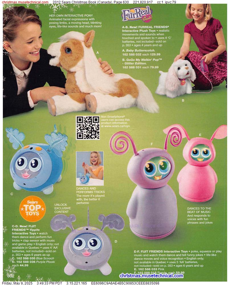 2012 Sears Christmas Book (Canada), Page 630