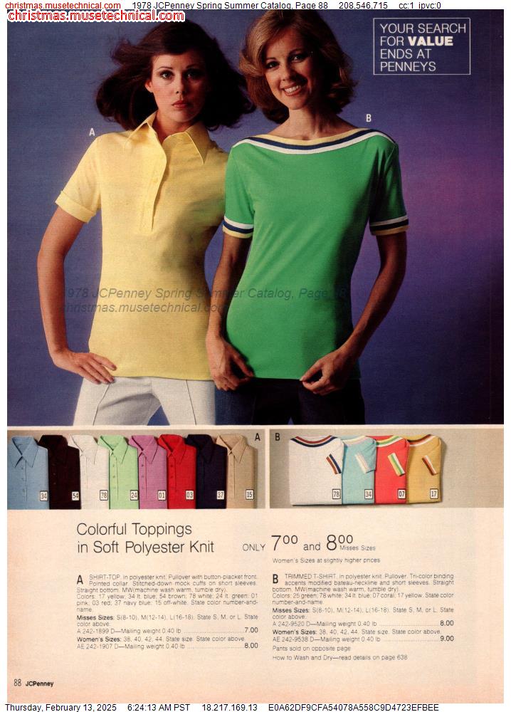 1978 JCPenney Spring Summer Catalog, Page 88