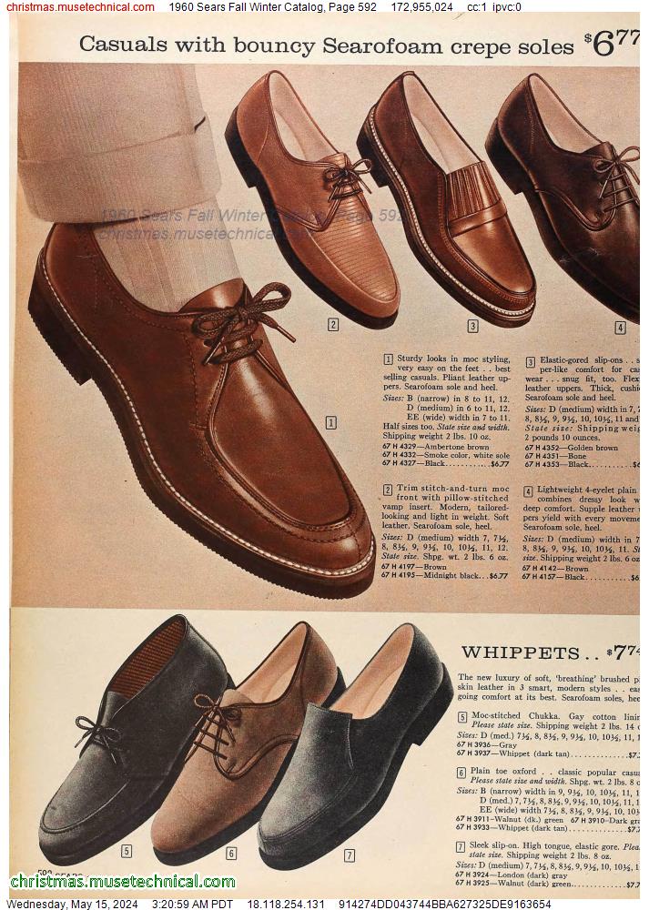 1960 Sears Fall Winter Catalog, Page 592