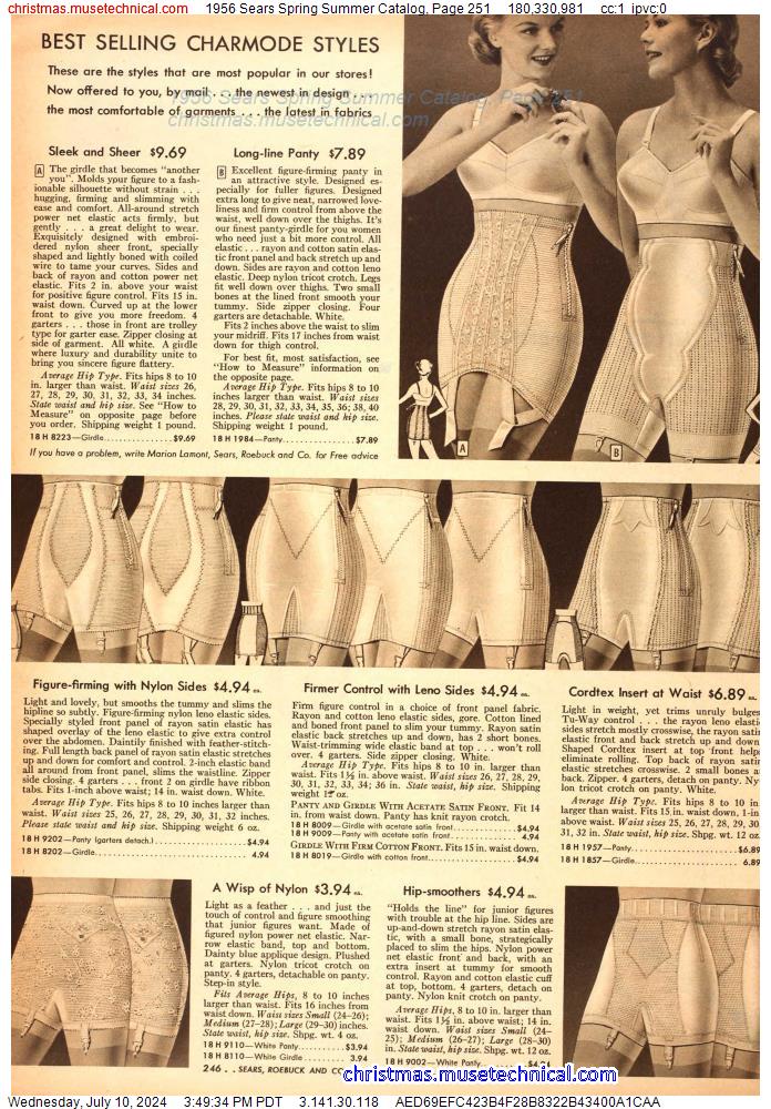 1956 Sears Spring Summer Catalog, Page 251