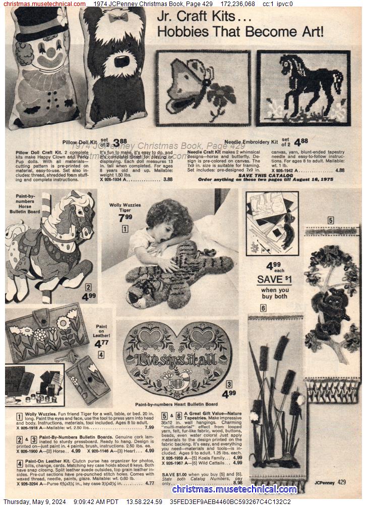 1974 JCPenney Christmas Book, Page 429