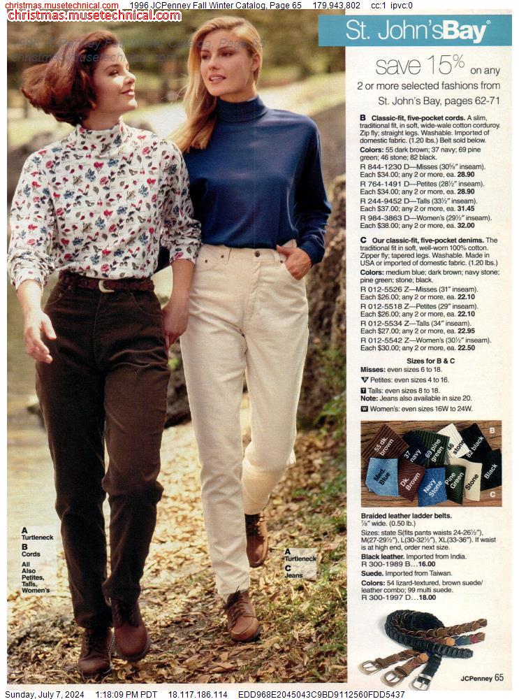 1996 JCPenney Fall Winter Catalog, Page 65