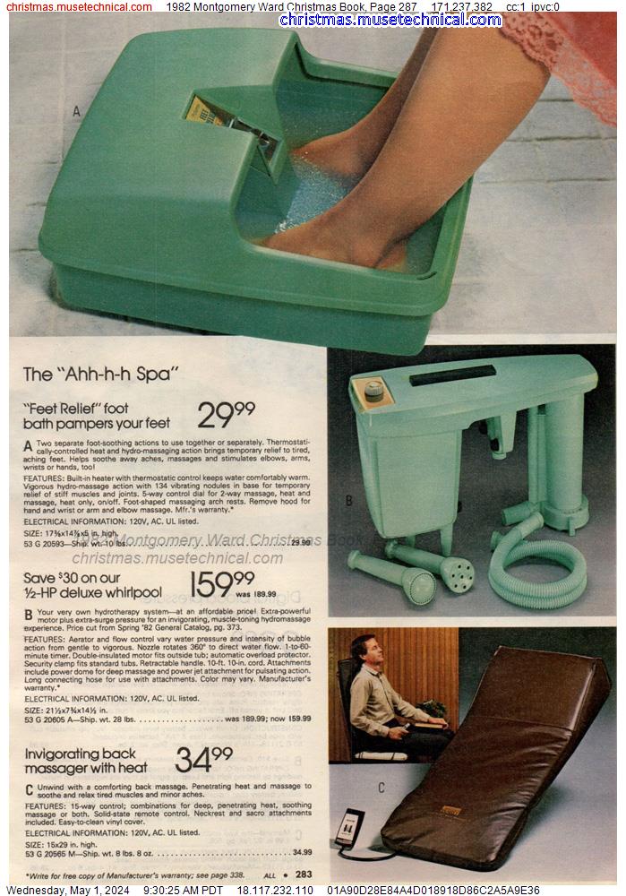 1982 Montgomery Ward Christmas Book, Page 287