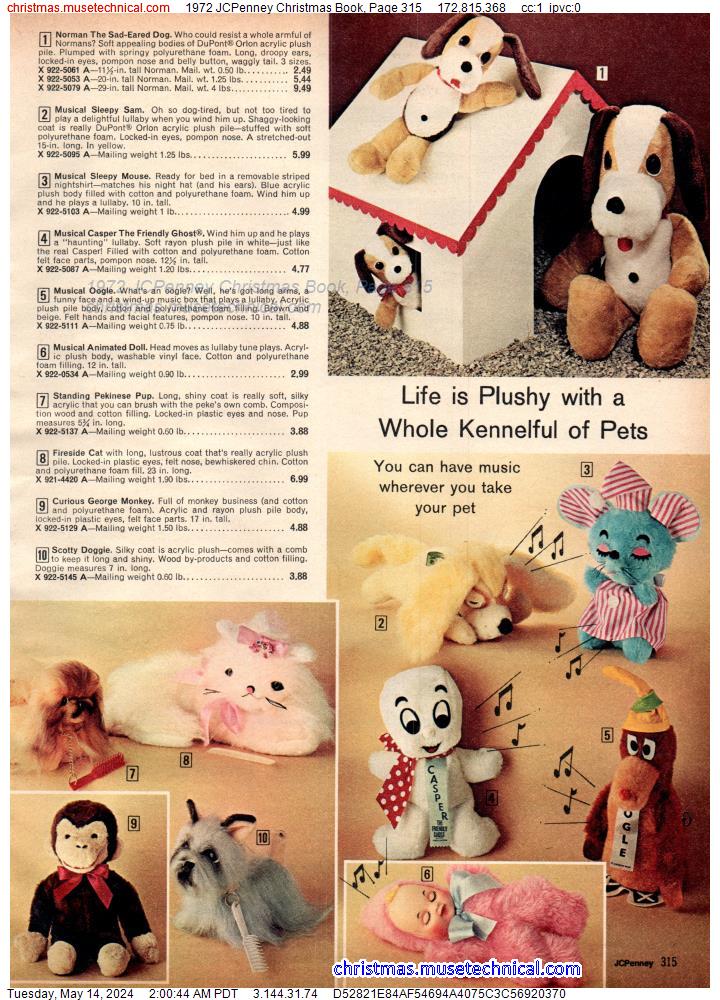 1972 JCPenney Christmas Book, Page 315
