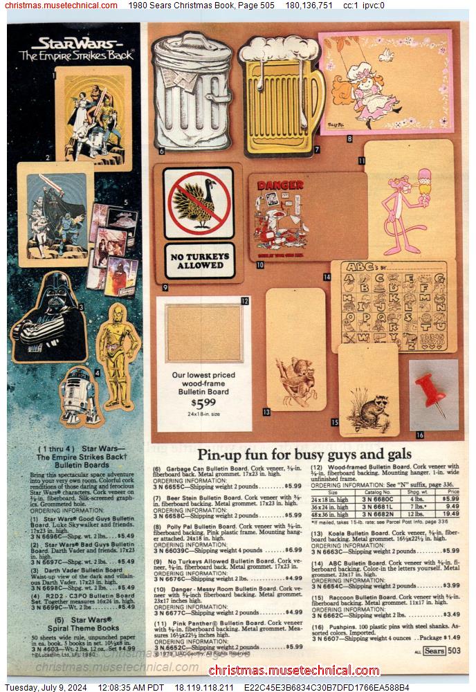 1980 Sears Christmas Book, Page 505
