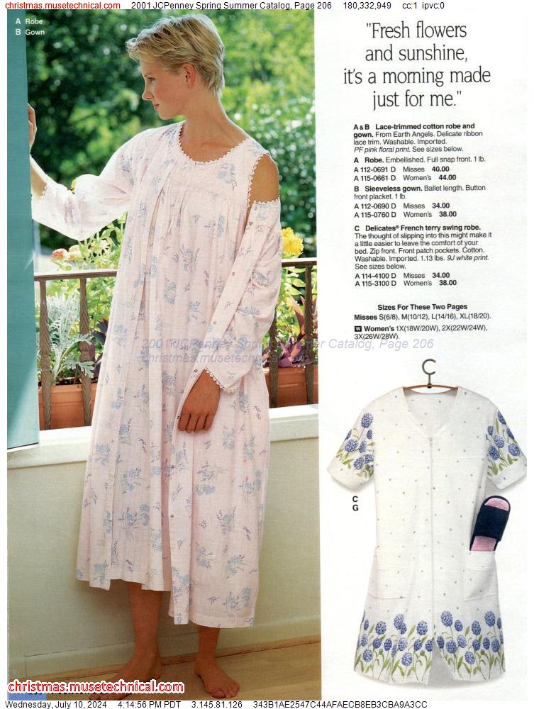 2001 JCPenney Spring Summer Catalog, Page 206