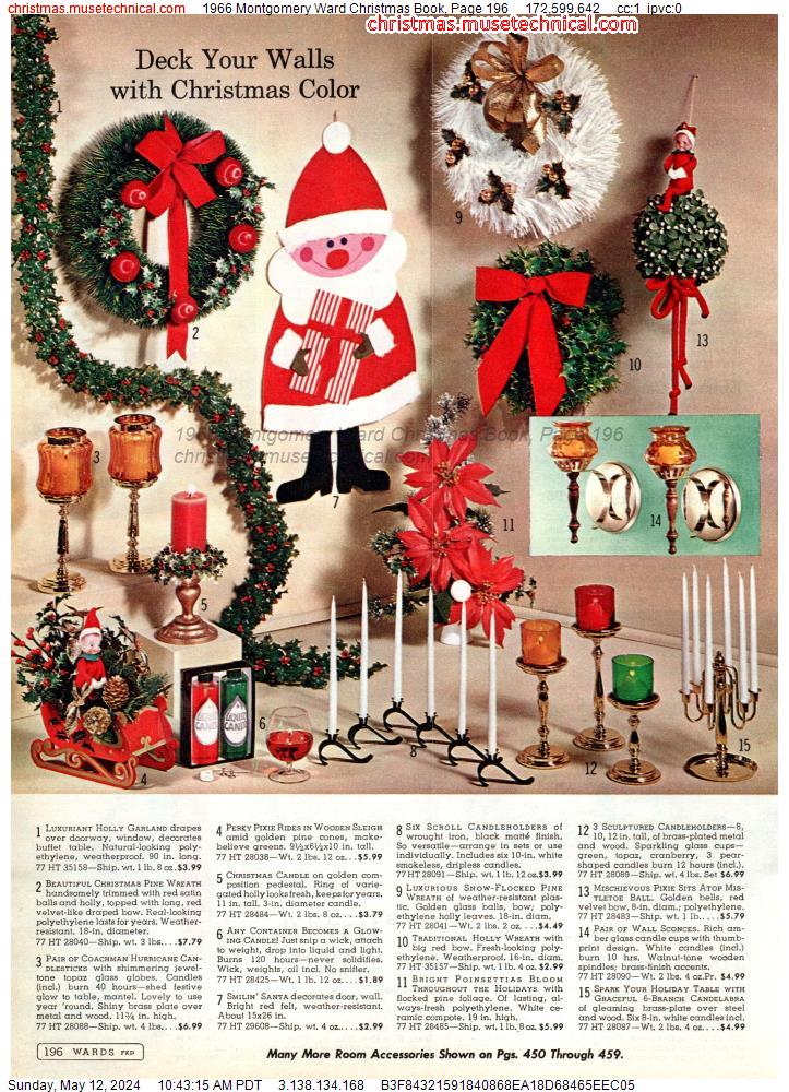 1966 Montgomery Ward Christmas Book, Page 196