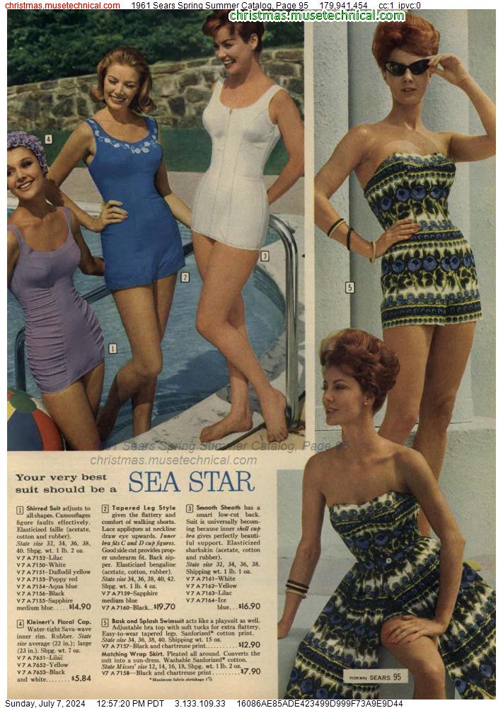 1961 Sears Spring Summer Catalog, Page 95
