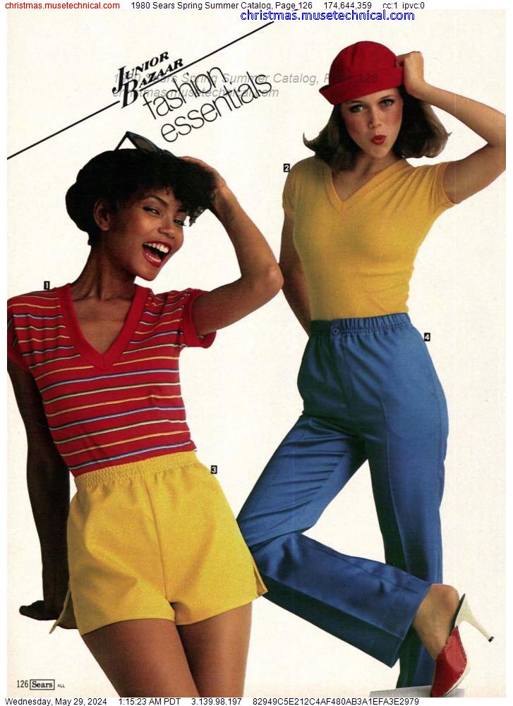 1980 Sears Spring Summer Catalog, Page 126