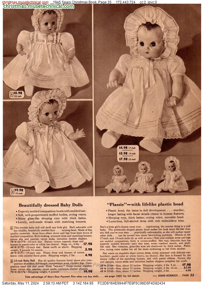 1945 Sears Christmas Book, Page 35