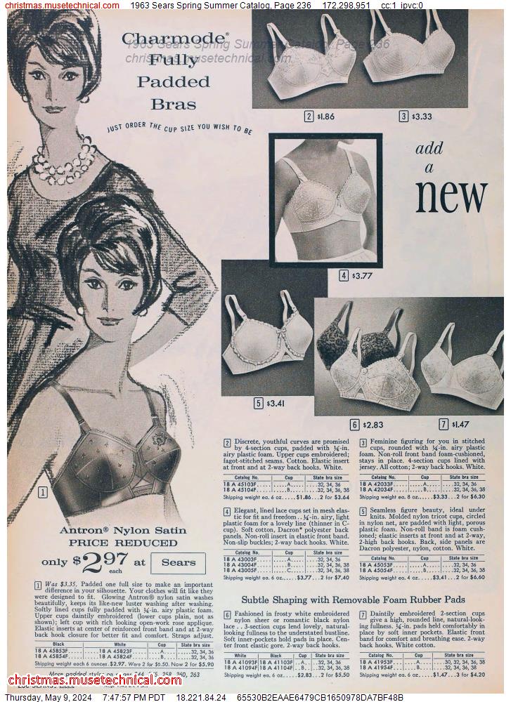 1963 Sears Spring Summer Catalog, Page 236