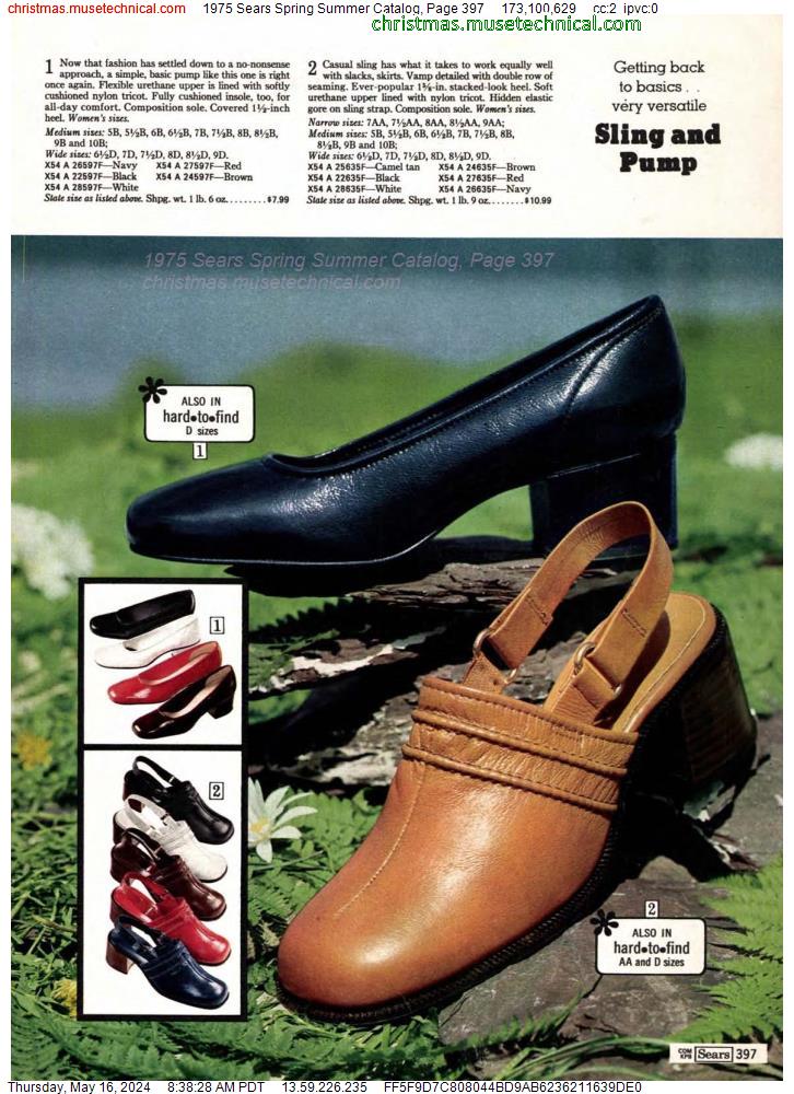 1975 Sears Spring Summer Catalog, Page 397
